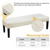 Chair Covers Dining Room Bench Stretch Pu Leather Waterproof Slipcover Removable Washable Protector For LivingRoom Kitchen