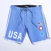 Letnia marka mody USA Men Beach Shorts Bermuda Board Waterproof Szybkie suche swobodne nurkowanie stroje kąpielowe surfowe 240314