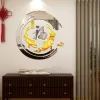 Stickers Creatieve Chinese Feng Shui vis acryl 3d muurstickers woonkamer entree Modern Huis wanddecoratie spiegel muursticker