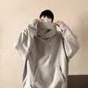 الخريف المرتفع هوديي pullover رجال فضفاضة معطف معطف هاراجوكو الهيب هوب القوطية خارج الشارع الشارع y2k الصوف مقنعين قميص Sweetshird 240315