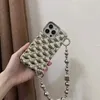 Cell Phone Cases Korean Electroplating Cute Fish Scale Bracelet Hang Chain Soft Case For iPhone 14 Pro Max 12 13 11 Shockproof Bumper Cover Coque H240326