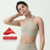 Lu-625 New Design Workout Sport Bra Breathable Lu lu Lycra Stretch Clothing High Elastic Yoga Tank Top Running Fiess Gym Active Wear