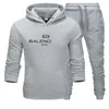 Designer Men tracksuit Fall Winter Basketball Streetwear Sportswear Alphabet Clothing Thick Hoodie and Pants Sweatsuits.