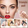 Sponges Applicators Cotton 10 pieces of Puff Triangle Makeup and Beauty Sponge Puff Triangle Powder Makeup Mixer Finger Puff Makeup Accessories Makeup PF03 Q240325