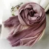 Sarongs 1Pc 190X90Cm Womens Fashion Thin Cotton Linen Scarf Summer Womens Outdoor Travel Simple Sunscreen Shawl 24325