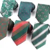 Neck Ties Neck Ties New Dark Green Ties For Men Women Casual Neck Tie For Wedding Business Suits Skinny Tie Slim Men Striped Necktie Gravata Gifts Y240325