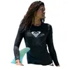 Kobiety do surfowania stroju kąpielowego Koszulka Miłość T-shirt plażowa filta przeciwsłoneczne Rashguard UV Ochrona UV Spodstanit nurkowy