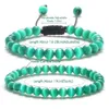 Bracciale con perline di pietra proteica naturale a catena Bracciale con perline di chakra al quarzo liscio occhio di gatto e braccialetto adatto per le donne 240325