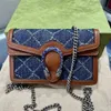 Klassieke flap ophidia snake cowboy Designer tas voor dames ketting dame heren Clutch Bags Cross Body lederen envelop Portemonnee riem luxe handtas sling Schoudertas