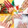 500 stks/zak Lange C Curve Nail Tips Doodskist Herbruikbare Nep Nagels Extension Tip Acryl Gel Capsules Franse Vierkante Vorm Gereedschappen 240318