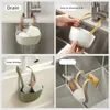 Armazenamento de cozinha banheiro prato dreno cesta água secagem rack acessórios organizador 1 peça