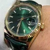 Orologio di lusso RLEX SUPERCLONE Datejust DATE Orologio di design con zaffiro Macchinari automatici Caratteristiche irregolari Quadrante doppio vetro da uomo in oro Acciaio inossidabile Fibbia solida