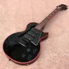 Premium Custom 6-snarige elektrische gitaar EMG Gitaar HHH pickup Red Binding Gloss Black Beauty Korting Gratis verzending