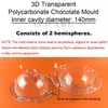 Baking Tools 5.5inch Chocolate Mold Sphere Ball 14cm Bombs Dome Mousse Cake Polycarbonate Confectionery Pastry