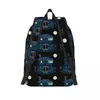 Mochila monstro casa à noite mulher pequenas mochilas meninos meninas bookbag moda bolsa de ombro portabilidade portátil mochila sacos de escola