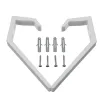Rails 6/10PCS ABS Wall Hook for Hanging Motorcycle Helmet Clothes Key Sundries Multifunction Wall Storage Shelf Organizer Rack Holder