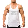 Marca Vest Muscle Gym Roupas Tank Top Mens Bodybuilding Fitn Sleevel Singlets Fi Sports Workout Man Undershirt y3WZ #