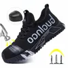 Work Shoes for Men Work Safety Boots Anti-stab Safety Shoes Steel Toe Work Protective Shoes Outdoor Light Sneaker indestructible 240313