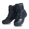 TaoBo – chaussures de Fitness montantes pour hommes, bottes d'entraînement de Combat tactiques, baskets imperméables pour la chasse en plein air et le Trekking, chaussures de sport