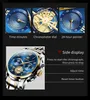 腕時計オレブメンズラグジュアリーマルチ機能防水発光ステンレス鋼カレンダー/週ディスプレイビジネストップクォーツMensc24412