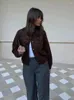 レディースニット分厚いツイードニットシングル胸コート女性ファッションポケットカーディガン2024秋の冬シックウォームジャケット