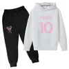 Crianças primavera outono casual fatos de treino 313 anos meninos meninas no10 impressão fãs 2 pçs hoodiepants kits crianças roupas conjuntos y240318