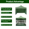 Kits anti-pluie Portable Camp paroi latérale auvent imperméable Oxford tissu extérieur jardin plage Camping partie ombre tente paroi latérale 24 styles