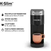 أدوات Keurig K Slim Single Servy Kcup Pod Coffee Maker ، تقنية Multistream ، أسود