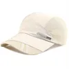 Czapki kulkowe oddychające i baseballowe krem ​​przeciwsłoneczne odpowiednie do goryli na zewnątrz Hombre Szybkie suszenie regulowane czapkę sportową do uruchamiania migawek J240325