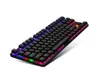 Игровая механическая клавиатура с защитой от ореолов RGB Mix с синей подсветкой 87 клавиш teclado mecanico для игрового ноутбука PC9825043