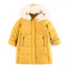 Down Coat Girls 'Bomullskläder Kids Winter Clothes Girls rockar Baby Girl