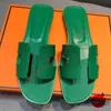 Luxury Top Quality Famous Designer Sandals Women Oran Sandal Leather Summer Beach Classic Slides Flat Calfskin Slide Orange Platform Slippers Room Womens Sliders