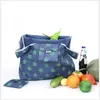 보관 가방 큰 친환경 쇼핑백 접이식 폴리 에스테르 환경 식료품 접이식 주머니 토트 휴대용 어깨 핸드백