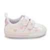 Premiers marcheurs 0-18M bébé chaussures décontractées toile printemps Prewalker hommes et femmes semelle en caoutchouc antidérapant né laçage sport