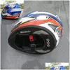 Мотоциклетные шлемы шлем Fl Face Kaciga Casco Moto Capacete De Motocicleta Abs Прямая доставка Автомобили Аксессуары для мотоциклов Otyzu