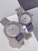 Fashion Ladies Magnetic Buckle Watches Female Geometric Line Watch Vintage Stainless Steel Thin Strap WristwatchGold Plated Zircon Quartz Clock 25mm 30mm