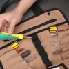 Gereedschapstassen Sac à outils polyvalent professionnel de haute qualité multi-poches matériel outils pochette enroulable petit sac organisateur d'outils portables