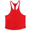 brand Casual Clothing Bodybuilding Tank Top Men Gym Fitn Vest Singlet Sleevel Shirt Solid Cott Muscle Sports Undershirt e38F#