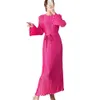 Pleated Women's Long Style, Elegant Luxurious, With A Glossy Base, Knitted Skirt, Dress, And Dress 651981