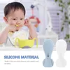 Spoons 2 Pcs Fruit Puree Bag Spoon Toddler Squeeze Feeding Silica Gel Baby