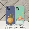 Mobiltelefonfodral Cartoon the Little Prince Phone Case för OnePlus Nord 3 2 9R 9 8T 8 7 7T Pro 6 5G Liquid Silicone Cover med handstrapy240325