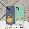 Capas de telefone celular Cartoon The Little Prince Phone Case para Oneplus Nord 3 2 9R 9 8T 8 7 7T Pro 6 5G Capa de silicone líquido com alça de mãoY240325