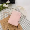 Drawstring Cep Telefon Çantası Kadın Moda Messenger All-Mwatch Mini Küçük Crossbody Asma Boyun Para Çantası dikey Çantası