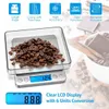 Skale gospodarstw domowych Oria Digital Kitchen Scale 500G/ 0,01G Mini kieszeniowa skala biżuterii przenośna wyświetlacz lcd gotowanie sali żywności 240322