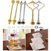 Crown 3 Tier Cake Cupcake Plate Stand Handle Hardware Fitting Holder for Fruit Tray Cake Plate Home Kitchen Dining Cake Tool