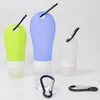 Opslagflessen 3 stuks Reizen Draagbare Essentie Shampoo Lege Fles Vliegtuig Accessoires Siliconen Lotion Container Knijpbuis