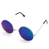 Уличные дизайнерские солнцезащитные очки в круглой оправе UV400 для мальчиков и девочек, металлические ослепительные солнцезащитные очки, индивидуальные летние детские очки, подарок