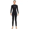 Dames Zwemkleding 3 mm neopreen Zwart gesplitst wetsuit Heren Lange rugrits Surf Eendelig Zwemmen Paarpak Onderwater Warm