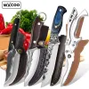 Knives Stainless Steel Hand Forged Boning Knife Meat Cleaver Butcher Slicing Knife Fruit Cutting Kitchen Chef Knives Scissors BBQ Tool