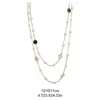 Chains Alloy Exquisite Workmanship Pearl Necklace With Wide Application For Women Fashionable And Elegant